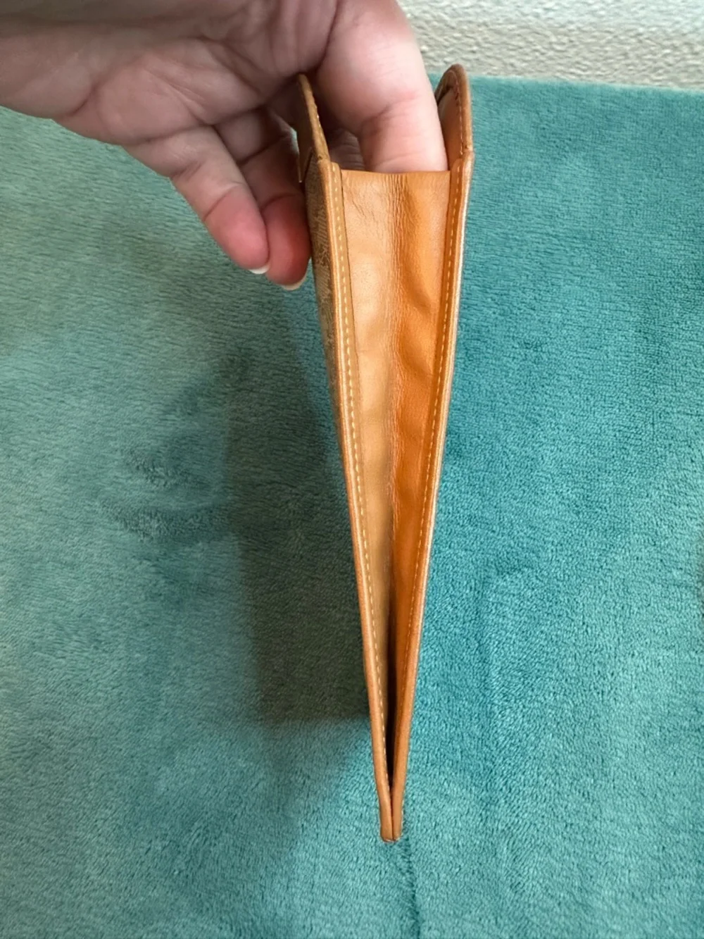 Vintage Celine Glasses Case Macadam Monogram Brown Slim Sunglasses Holder - Picture 4 of 10